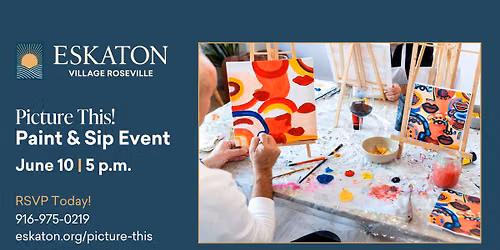 Picture This! \ud83d\uddbc\ufe0f A Paint & Sip Event