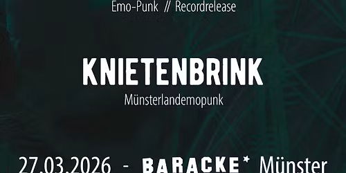 Goodbye Fairground, Detta Walker (Releaseshow), Knietenbrink @Baracke M\u00fcnster