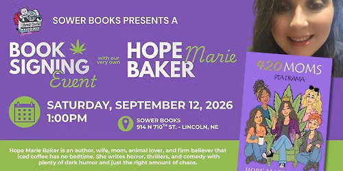 Hope Marie Baker - 420 Moms - Author Event
