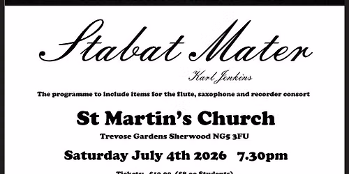 In Accord Choir Summer Concert: Stabat Mater