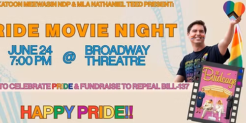 Meewasin NDP Movie Night! 