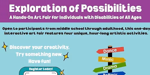 Exploration of Possibilities - Hands-on Art Fair for People with Disabilities of All Ages
