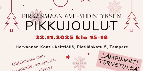 Yhdistyksen pikkujoulut