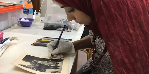 ورشة عمل بدايات ترميم (الصورة الفوتوغرافية) مع دكتور مها على 
