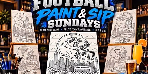 Football Paint & Sip Sundays