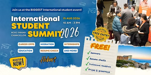 Hobart International Student Summit 2026
