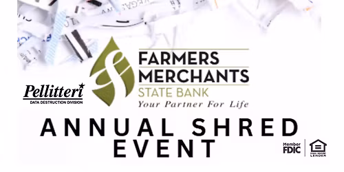 F&M Shred Event - Lake Mills Branch