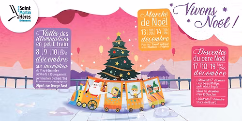 La f\u00e9erie de No\u00ebl \u00e0 Saint-Martin-d'H\u00e8res ! 