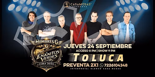 HOMBRES G & ENANITOS VERDES \u00b7 \u00a1Gira 2026!