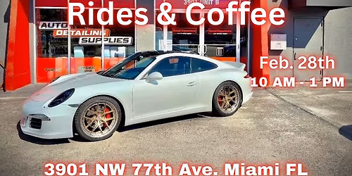 Rides & Coffee at Detail Superstore Miami