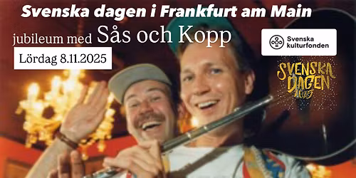 Svenska dagen Jubileum i Frankfurt am Main L\u00f6rdag 8.11.2025