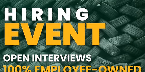 Delivery Driver Hiring Event - Sullivan Tire 100% Employee-Owned Company!