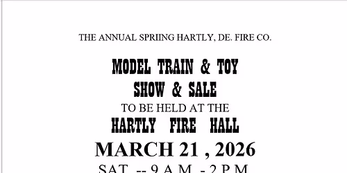 Model Train and Toy Show & Sale