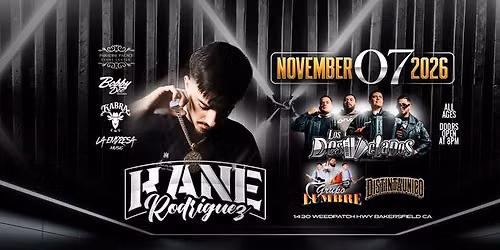 KANE RODRIGUEZ, LOS DESVELADOS & MAS