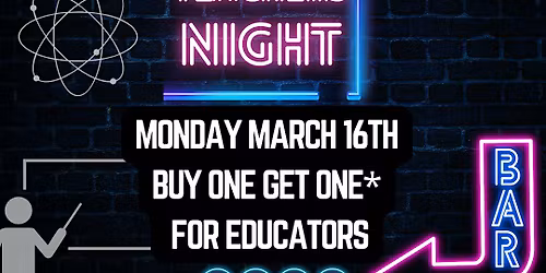 Teachers Night- Spring Break at Butler's Easy