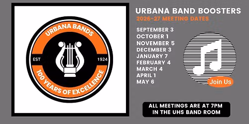 2026-2027 UHS Band Boosters Meetings