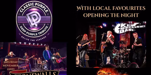 Classic Purple live at Stonewalls, with spg\/Ken Emberson Band!