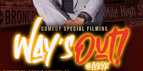 Denver's Own Shed G Comedy Special Filming