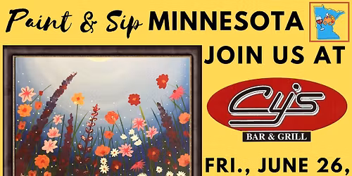 June 26 Paint & Sip at Cy's Bar & Grill