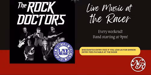 Live Music at the Racer ft. The Rock Doctors