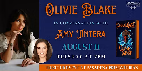 Olivie Blake, in conversation with Amy Tintera, discusses & signs Dreamland