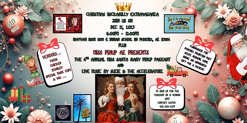 Christmas Rockabilly Extravaganza & Miss Santa Baby 2025- Please Bring A Unwrapped Gift For A Senior