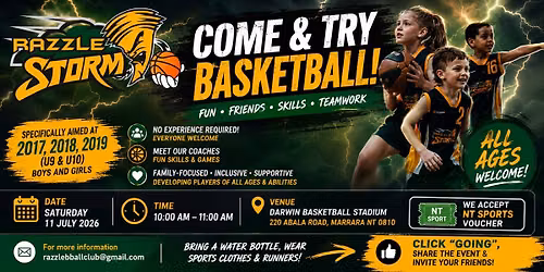 Razzle Storm Come & Try Basketball Session