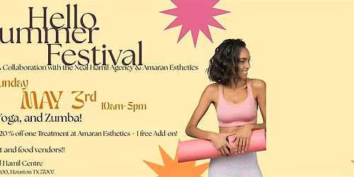Hello Summer Festival (Yoga, Pilates, and Zumba!)