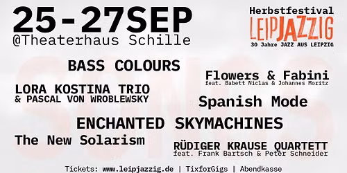 LeipJAZZig-Herbstfestival 2026: SONGS