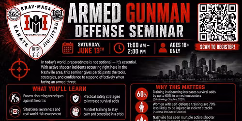 \ud83d\udea8 ARMED GUNMAN DEFENSE SEMINAR \ud83d\udea8