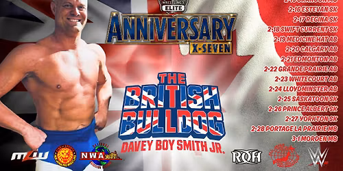 CWE Live In Saskatoon Ft WWE Star "The British Bulldog" Davey Boy Smith Jr.