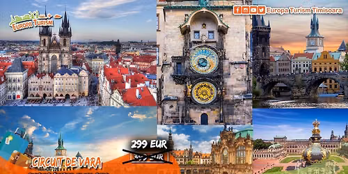 \ud83d\ude8c Circuit CEHIA: Praga \u2022 Karlovy Vary \u2022 Dresda (27-30.08.2026) \u2022 299Eur\/loc