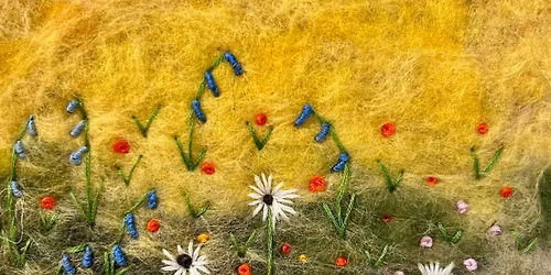 Needlefelt & Stitch a Poppy Meadow with Hayley