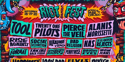 Riot Fest: Tool  Morrissey & Social Distortion - Saturday