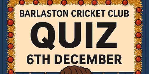 Charity Christmas Quiz supporting James Hancock