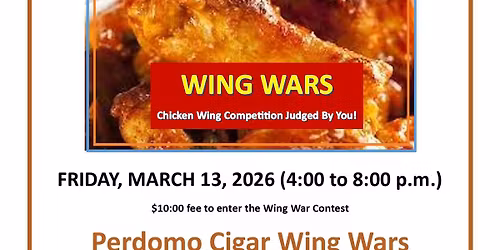 Perdomo Cigar Wing Wars Event