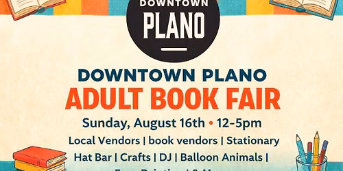 Downtown Plano Adult Book Fair