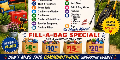 Community yard sale
