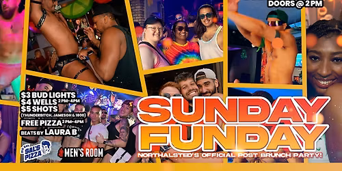 Sunday Funday with Sexy Gogo Dancers - Boystown's Post Brunch Party