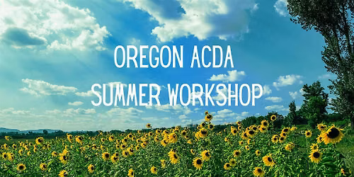 OR ACDA Summer Workshop 2026