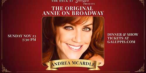 Andrea McArdle\u2019s Broadway Jukebox: An Unscripted Evening of Song, Story, and Surprise!
