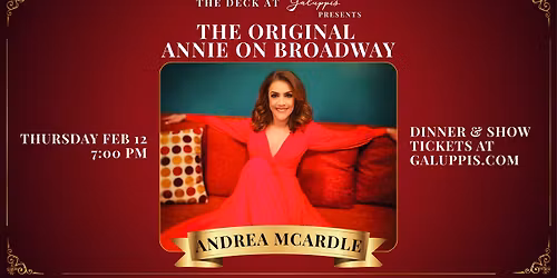 Andrea McArdle\u2019s Broadway Jukebox: An Unscripted Evening of Song, Story, and Surprise!