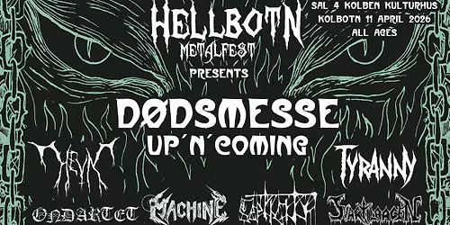 D\u00f8dsmesse Up\u00b4n Coming, all ages show