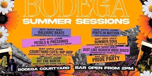 Summer Sessions: Pints in Motion (England v Panama pre's) — The Bodega Nottingham