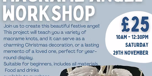 Macrame Angel Workshop