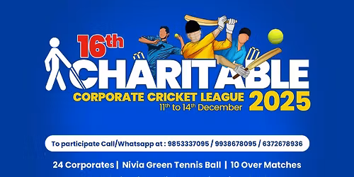 16th Charitable Corporate Cricket League 2025