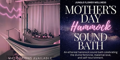 Blue Lotus Mother's Day Hammock Sound Bath + Aura Photography