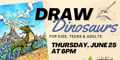 Summer Drawing Class: Dinosaurs