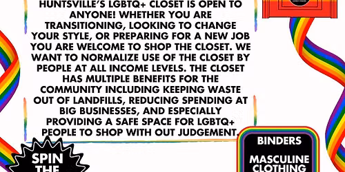 Huntsville's Free LGBTQ+ Closet at All In Books