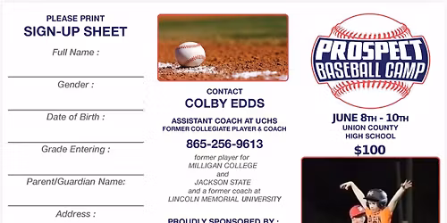 Prospect Baseball Camp